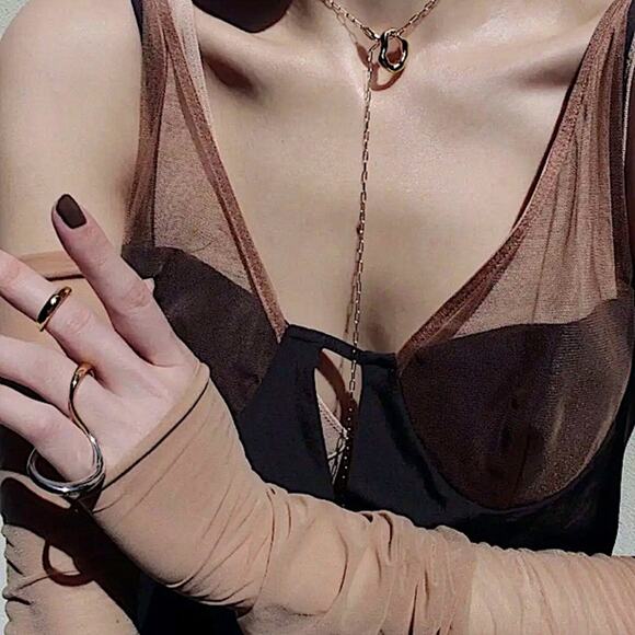 Sterling Silver Geometric Ring, Versatile, Creative, Design, Unique, Tre… - Picture 13 of 13